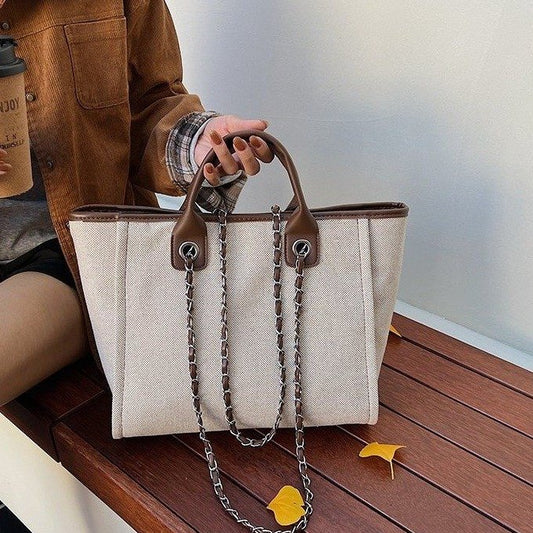 209USD -Brown Fashion: A Handbag That Interprets Fashion and Practicality- three  identical bags